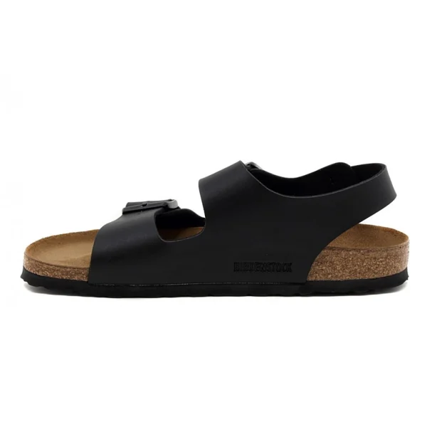 site soldes Meilleur prix 🎁 Mode- Lifestyle Adulte Birkenstock 🩴 Sandales Birkenstock Milano Birko-flor Etroit NOIR 🥰 5