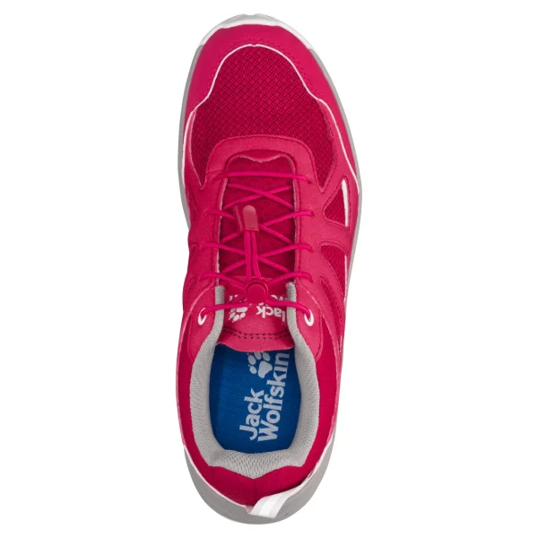Coupon 💯 Randonnee Pedestre Femme Jack Wolfskin Chaussures De Randonnée Femme Jack Wolfskin Woodland 2 Vent ROUGE 🥰 excellents soldes 3