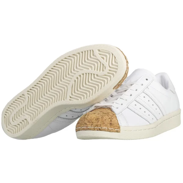 Meilleur Service Remise 😉 Femme Adidas Adidas Superstar 80s Cork W BLANC 🧨 4