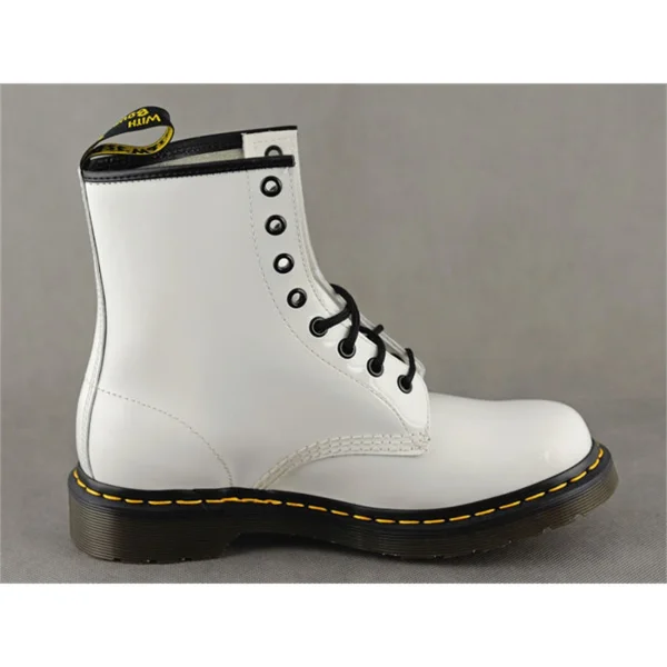 qualité supérieure Meilleure affaire 🔔 Randonnée Femme Dr Martens Dr Martens 1460 Patent Lamper BLANC 🤩 5