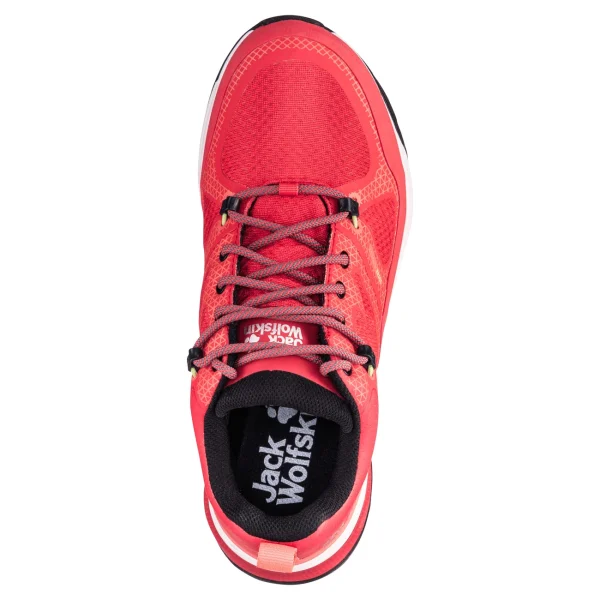 mode pas chere Vente flash ❤️ Randonnee Pedestre Femme Jack Wolfskin Chaussures De Randonnée Femme Jack Wolfskin Force Striker Texapore Low ROSE 😍 7