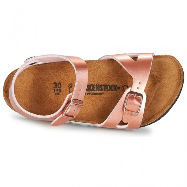 Promo 🛒 Outdoor Femme Birkenstock Birkenstock Rio Femme Metal-rose Bl1011576 Synthétic Syntetic. 38 GRIS 😍 boutiqued pas cher 5