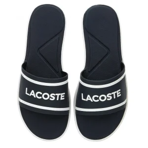 fashion pas cher Offres 🧨 Outdoor Femme Lacoste Lacoste Slide BLEU 🛒 10