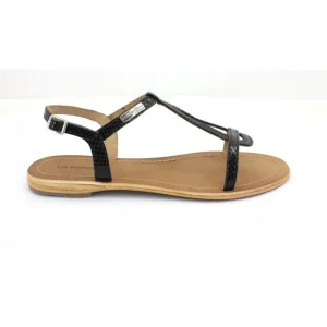 SOLDES TOUT À Tout neuf 😍 Outdoor Femme Les Tropeziennes Les Tropeziennes – Hamat Noir-serpent 04178 Cuir Cuir 40 ROSE ✔️ 12