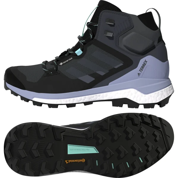 Top 10 🔥 Randonnee Pedestre Femme Adidas Terrex Skychaser 2 Mid Gtx W GRIS ⭐ pas cher 7