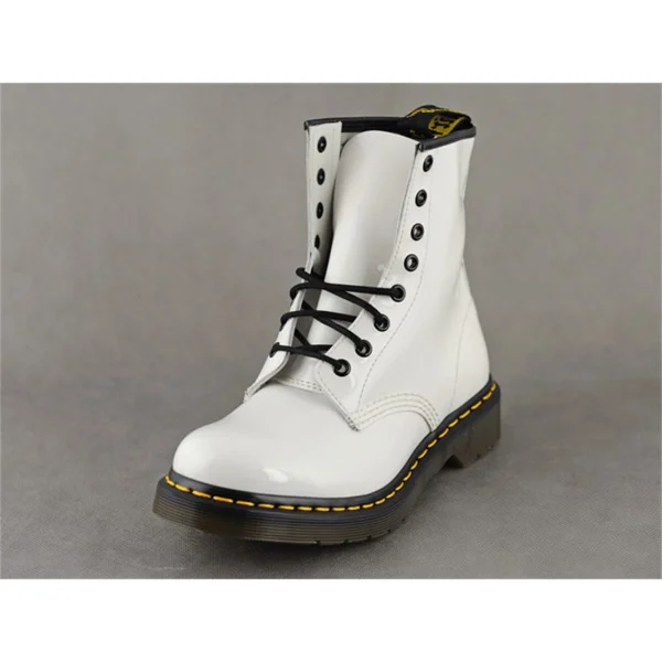 qualité supérieure Meilleure affaire 🔔 Randonnée Femme Dr Martens Dr Martens 1460 Patent Lamper BLANC 🤩 1