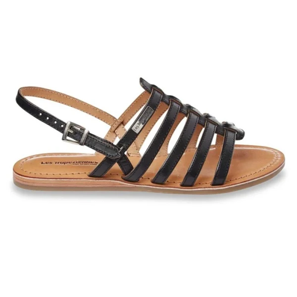Budget 🥰 Outdoor Femme Les Tropeziennes Les Tropeziennes Havapo Noir 07499 Cuir Cuir 35 NOIR ✨ boutique en ligne 7