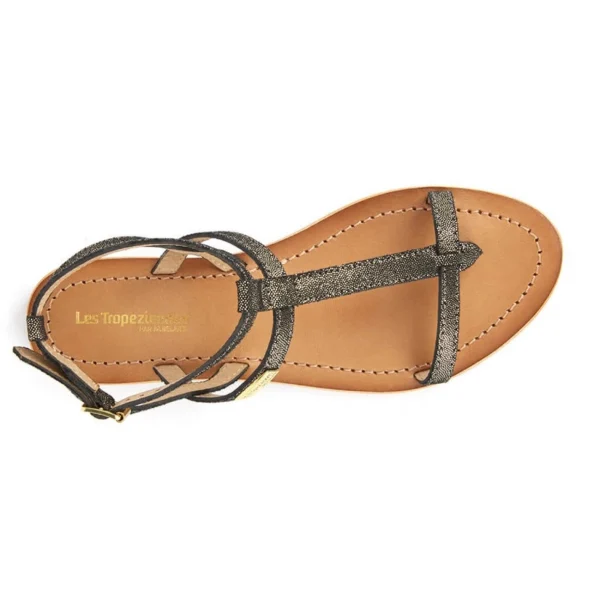 Le moins cher 🛒 Outdoor Femme Les Tropeziennes Les Tropeziennes – Hilan Noir-iris 19046 Cuir Cuir 36 NOIR ✨ commentaire favorable 4