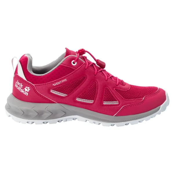 Coupon 💯 Randonnee Pedestre Femme Jack Wolfskin Chaussures De Randonnée Femme Jack Wolfskin Woodland 2 Vent ROUGE 🥰 excellents soldes 6