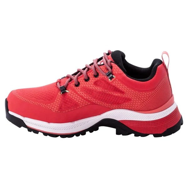 mode pas chere Vente flash ❤️ Randonnee Pedestre Femme Jack Wolfskin Chaussures De Randonnée Femme Jack Wolfskin Force Striker Texapore Low ROSE 😍 1