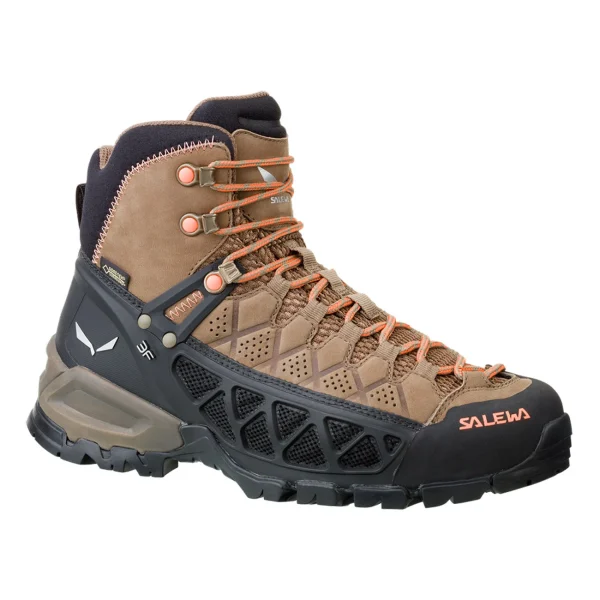 site officiel Grosses soldes 🌟 Randonnée Femme Salewa Salewa Alp Flow Mid Goretex NOIR ⌛ 1