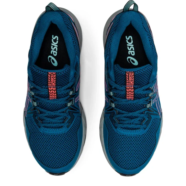 vente luxe pas cher De gros 😍 Course A Pied Femme Asics Chaussures De Trail Femme Asics Gel-venture 8 BLEU 🤩 1