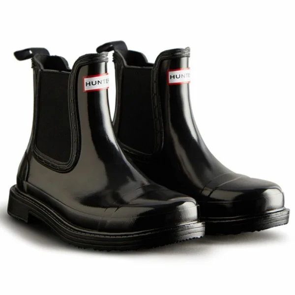 prix le plus bas Grosses soldes ✔️ Hunter 🥾 Boots 👩 Women’s Commando Chelsea Gloss – Bottes de pluie femme 🌟 3