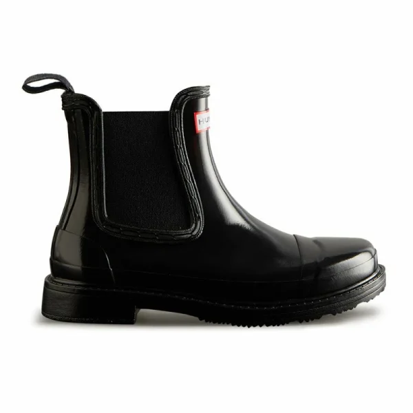 prix le plus bas Grosses soldes ✔️ Hunter 🥾 Boots 👩 Women’s Commando Chelsea Gloss – Bottes de pluie femme 🌟 1